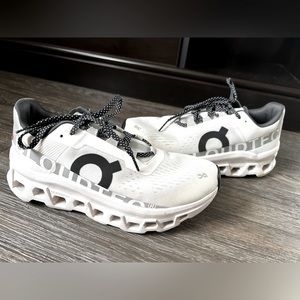 On Cloudmonster in White